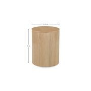 Ridge Side Table - Natural gallery detail image