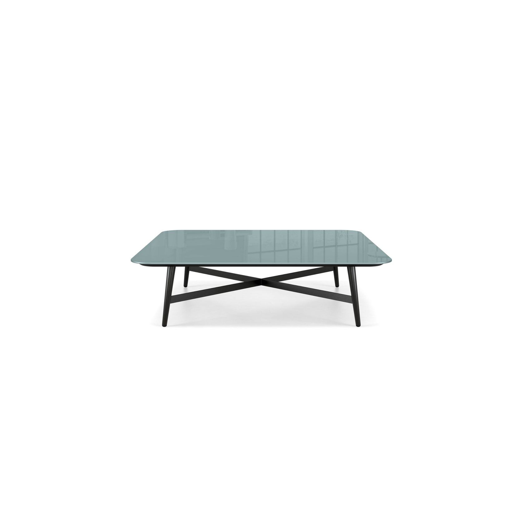 Octet Square coffee table - lacquered MDF top gallery detail image