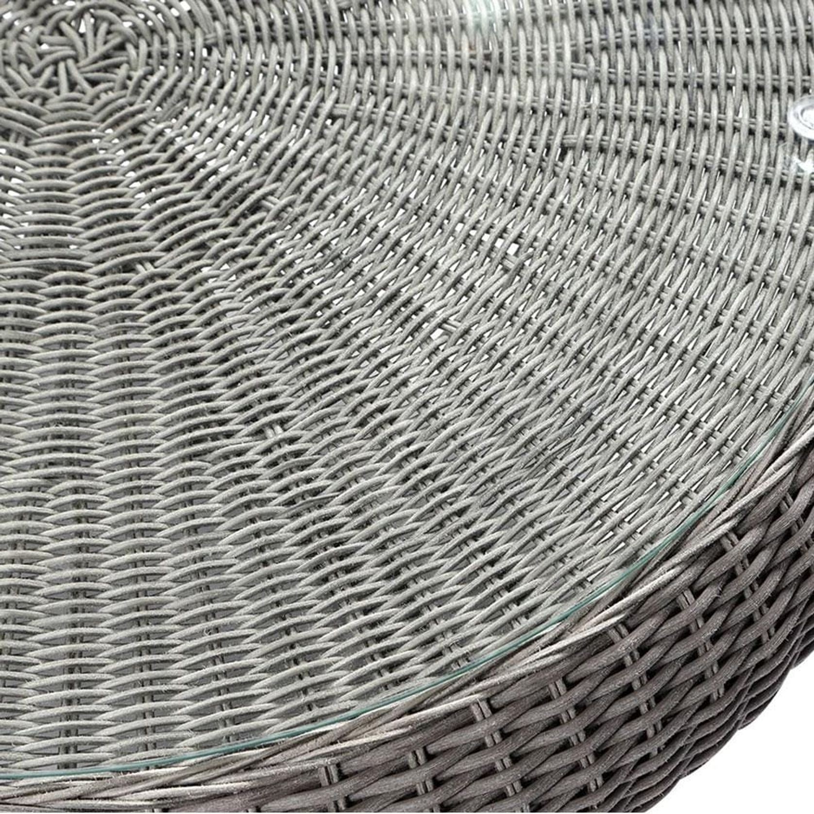 Plantation Hamptons Outdoor Round Wicker Coffee Table gallery detail image