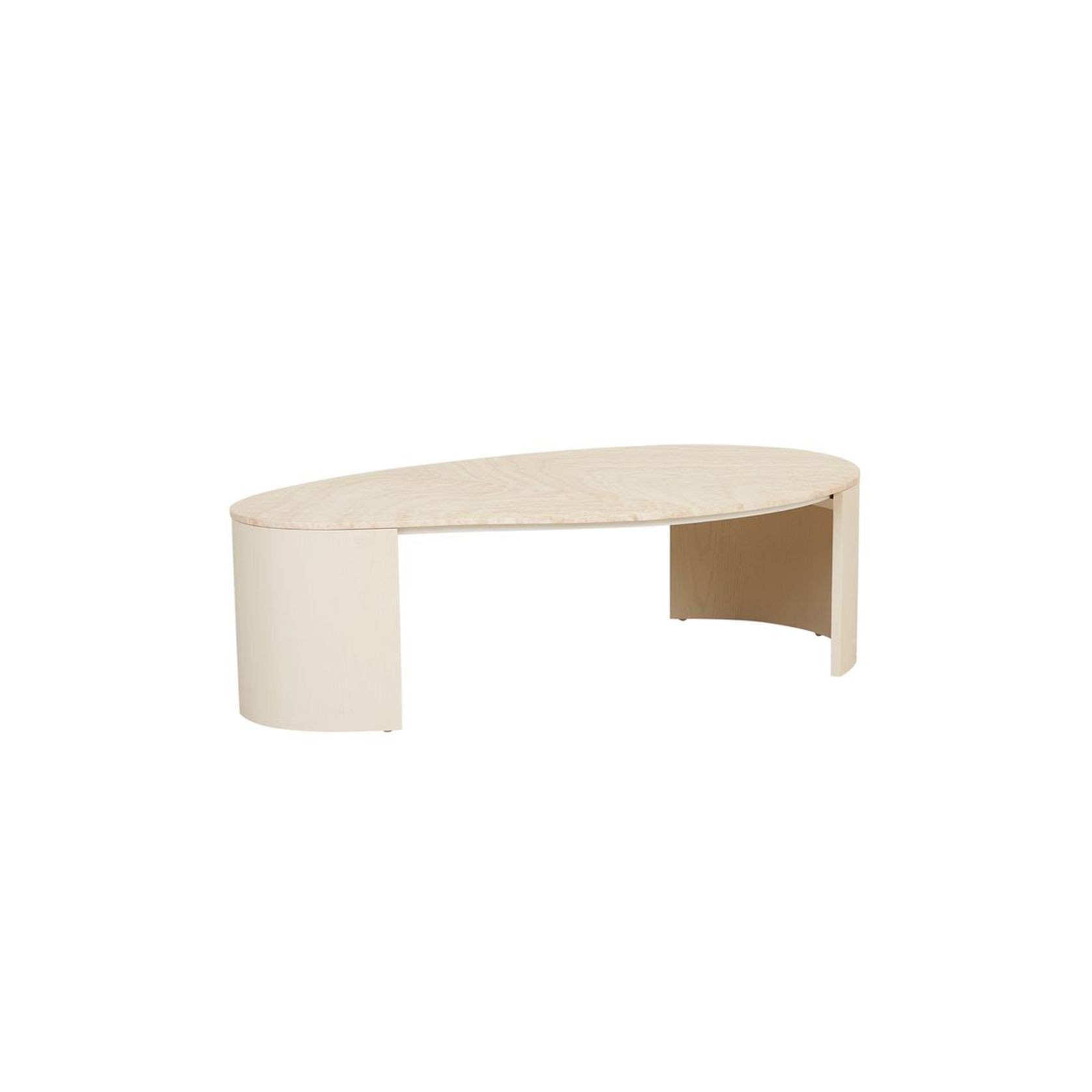 Oberon Curve Marble Coffee Table gallery detail image