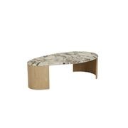 Oberon Curve Marble Coffee Table gallery detail image