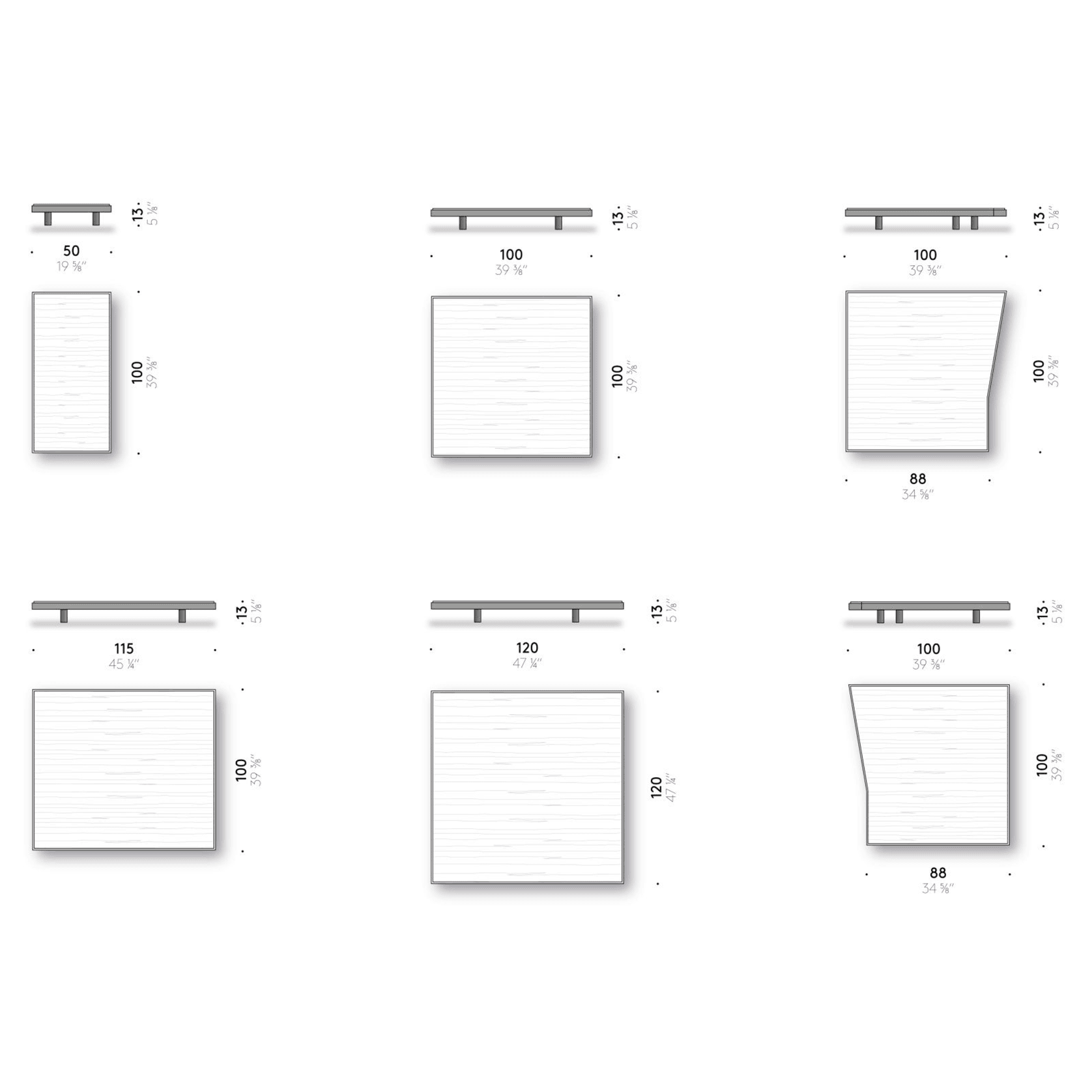 Alberese Wood Low Table by DePadova gallery detail image