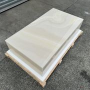 Block Coffee Table/White Onyx-Large | Natural Stone Co. gallery detail image