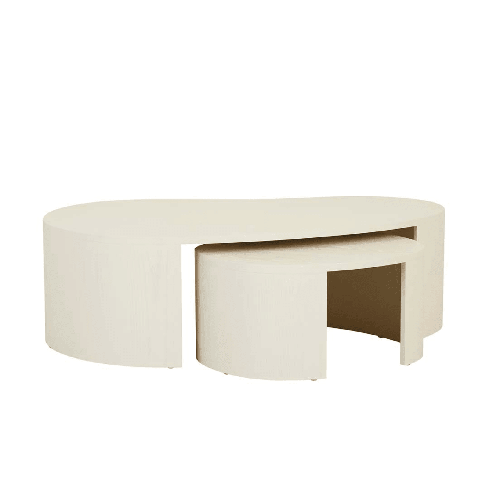 Oberon Curve Nest of 2 Coffee Tables gallery detail image