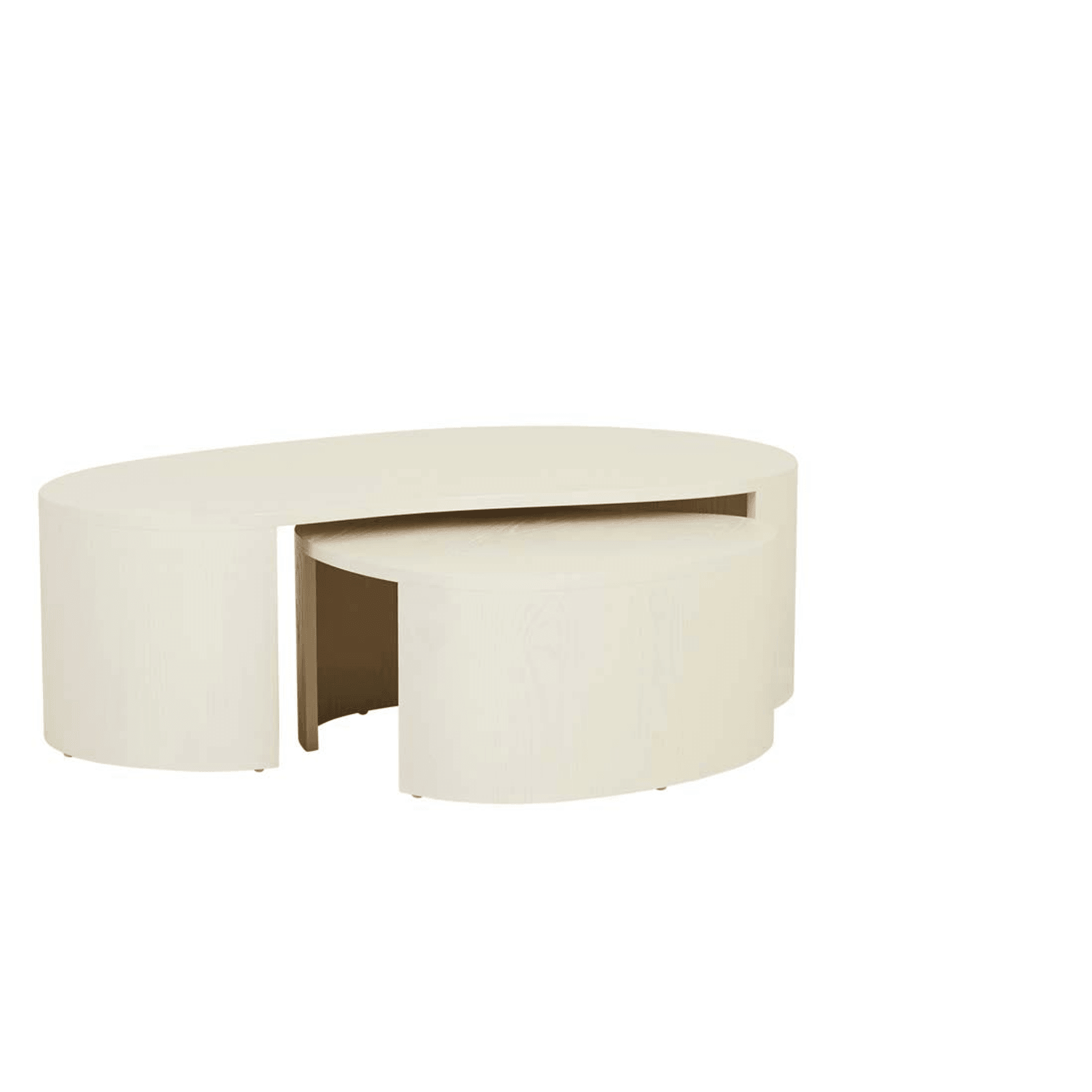 Oberon Curve Nest of 2 Coffee Tables gallery detail image