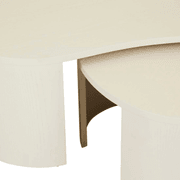 Oberon Curve Nest of 2 Coffee Tables gallery detail image