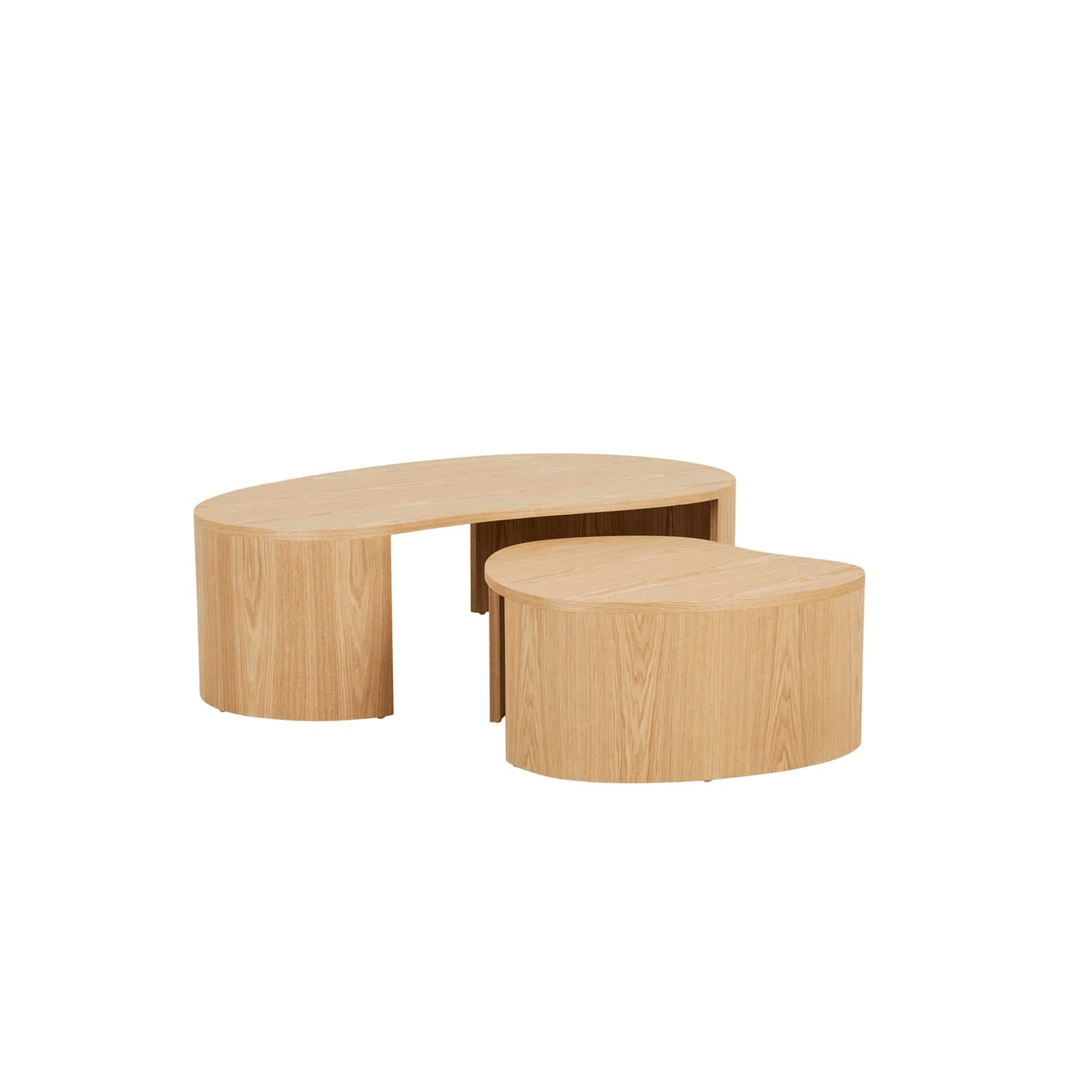 Oberon Curve Nest of 2 Coffee Tables gallery detail image