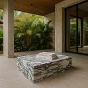 Block Coffee Table - Arabsecato Marble - Small | Natural Stone Co. gallery detail image