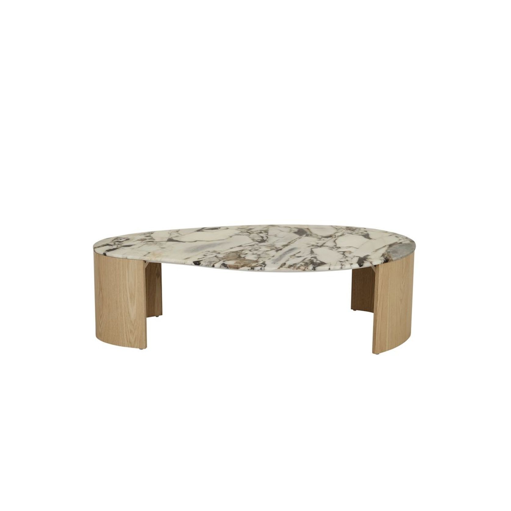 Oberon Curve Marble Coffee Table gallery detail image