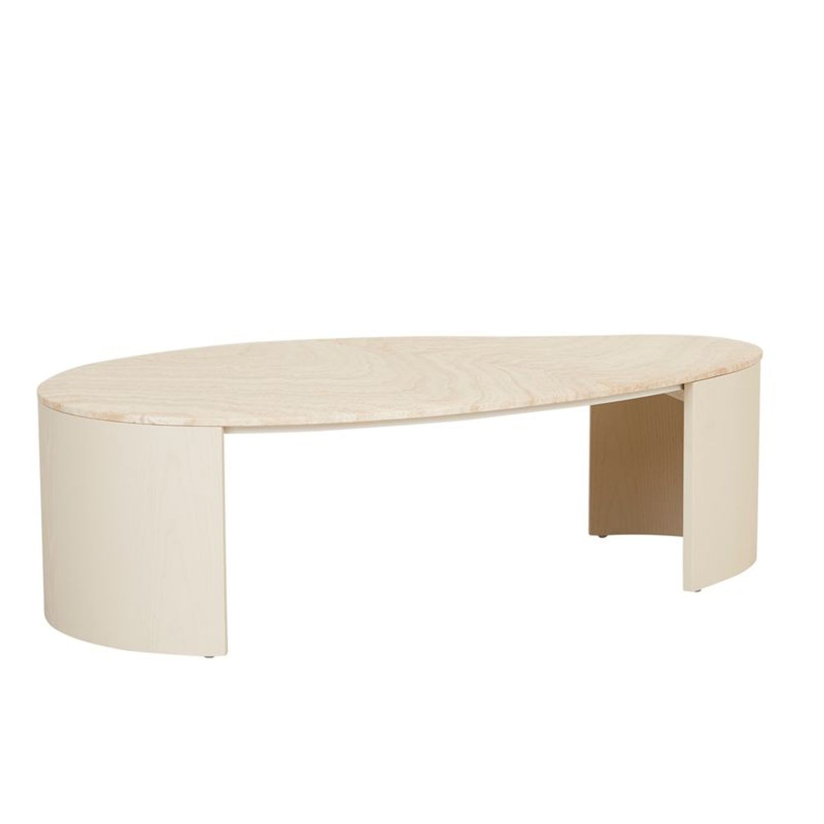 Oberon Curve Marble Coffee Table gallery detail image