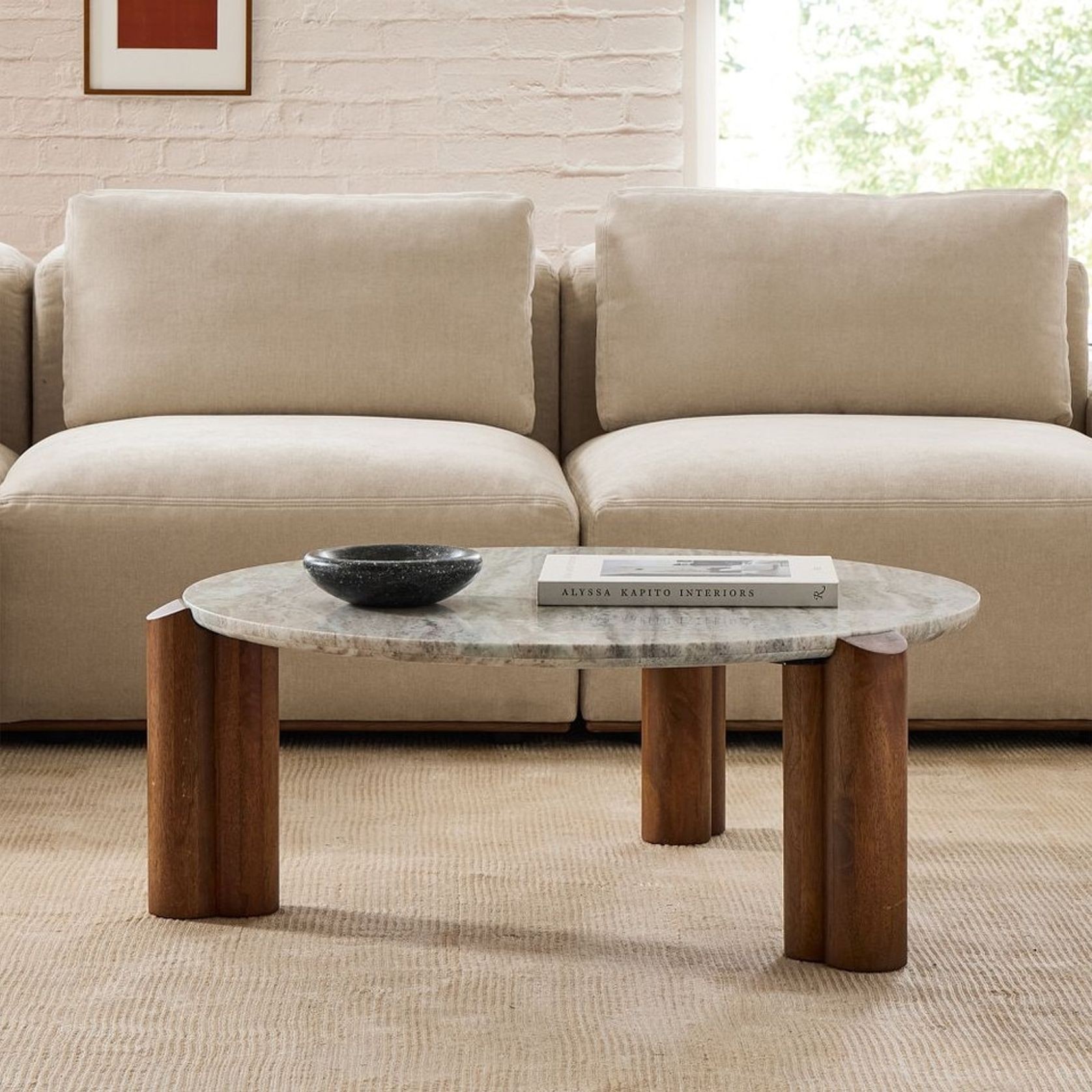 Lorraine Marble Coffee Table gallery detail image