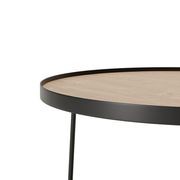 Alora Coffee Table - Black - Oak - Medium gallery detail image