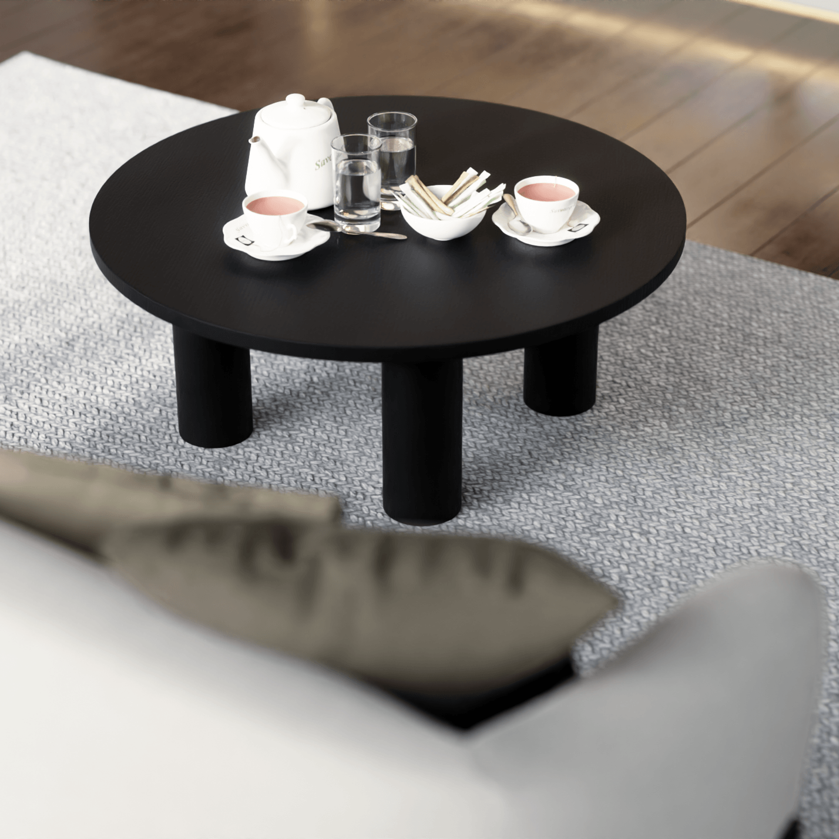 Orbix Coffee Table - Black gallery detail image