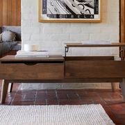Paris Hardwood Coffee Table | Lifting-Top | Walnut gallery detail image