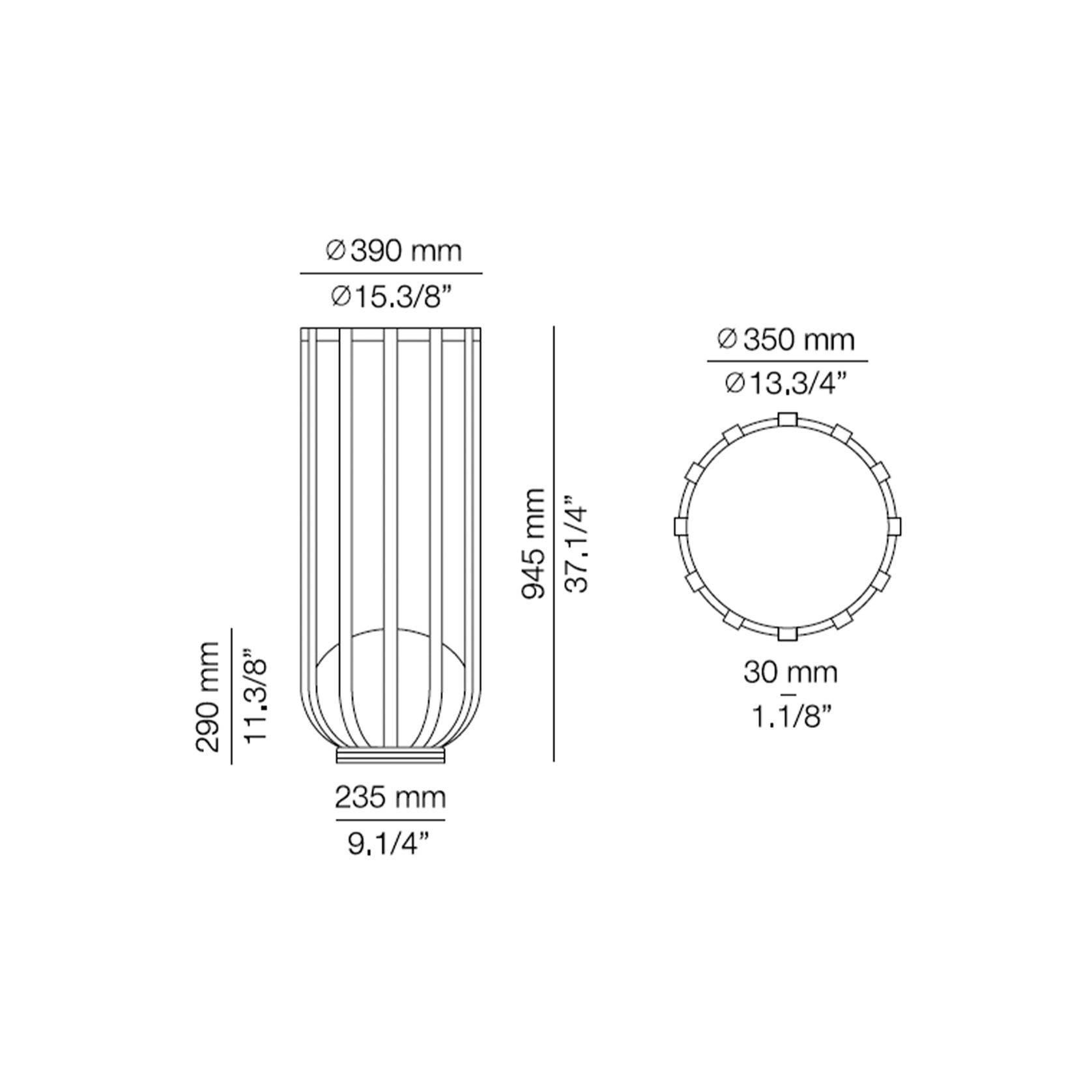 Bols Tall Outdoor Floor Lamp gallery detail image