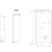 Atelier Duo - 1775mm High Sleek Dual Zone Refrigerator gallery detail image