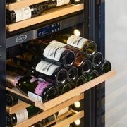 105-114 Bottle Dual-Zone Jet Black Wine Fridge gallery detail image