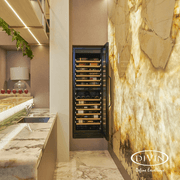 105-114 Bottle Dual-Zone Jet Black Wine Fridge gallery detail image