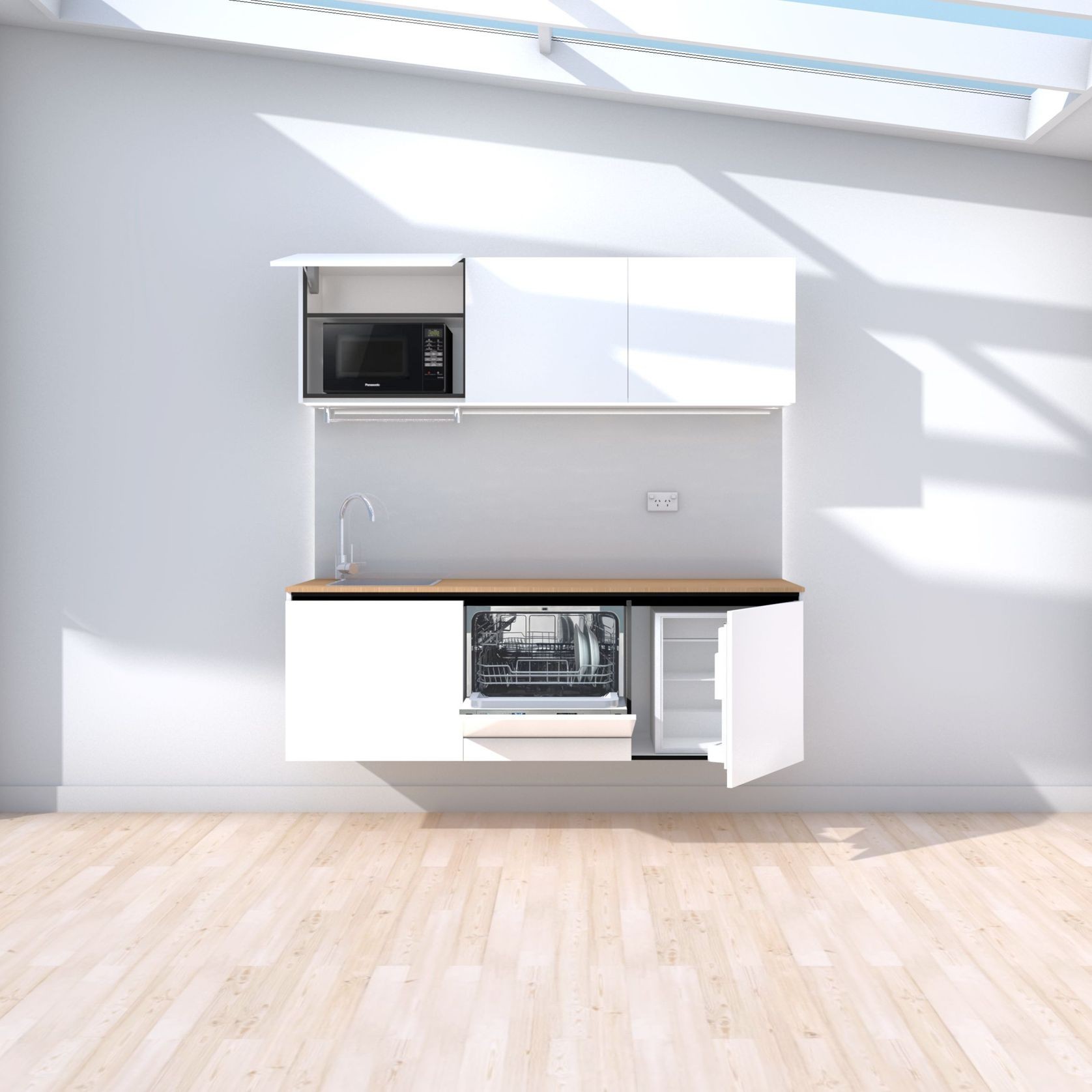 Neon 1800 Floating Kitchenette gallery detail image