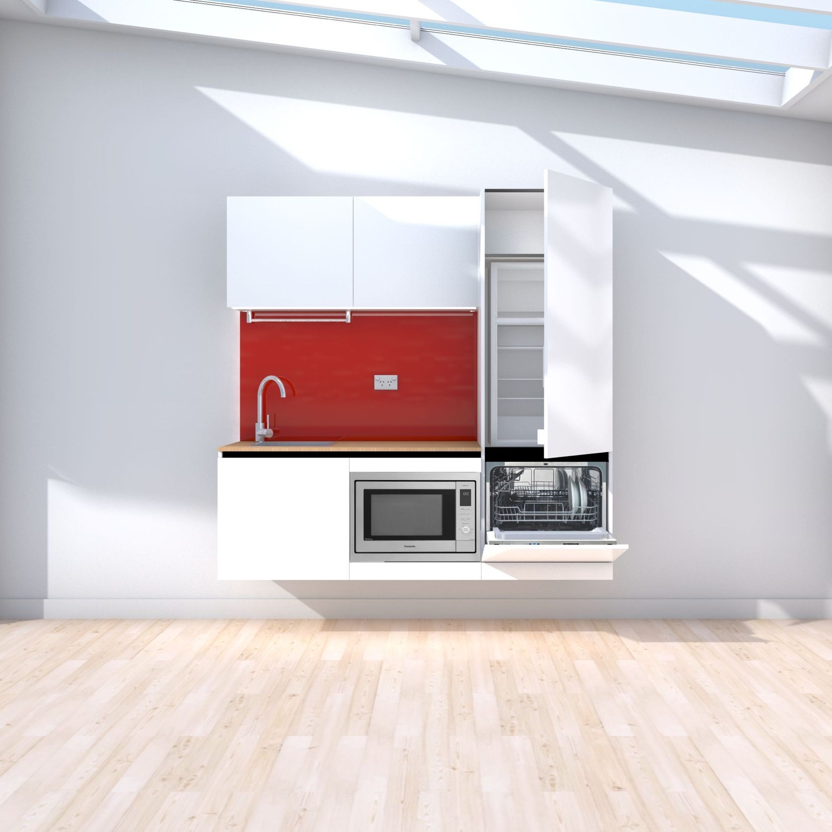Unfloored 1800 Floating Kitchenette gallery detail image