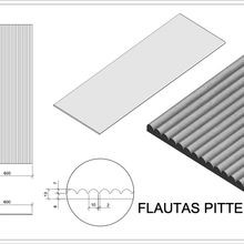 Pitted Flautas Raw 3D Panel gallery detail image