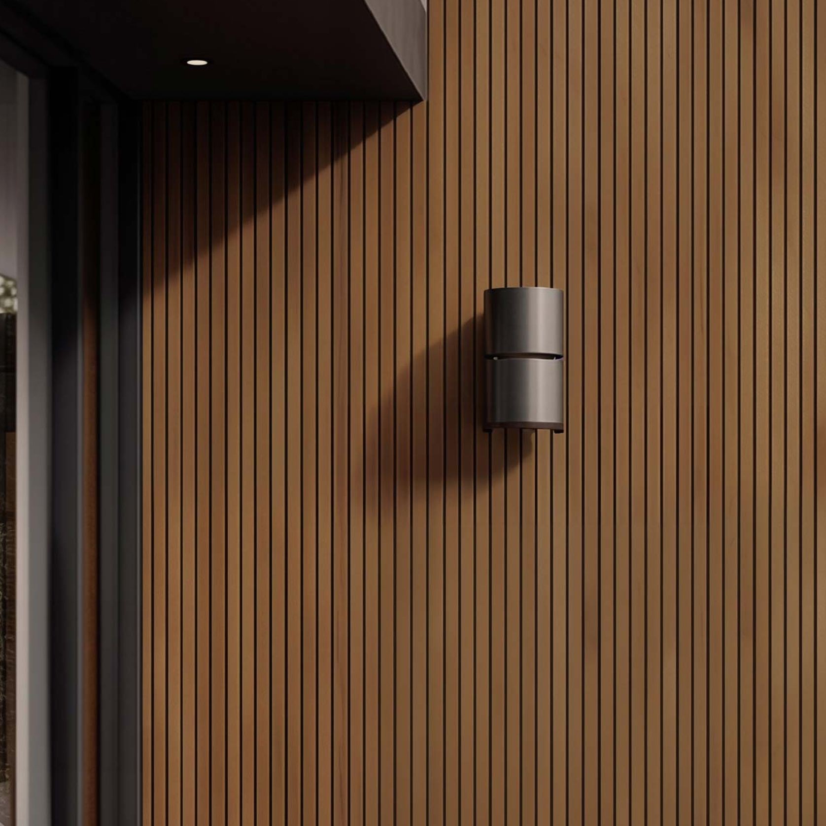 Acupanel® | Oak | Exterior Composite Slat Wall Panels gallery detail image