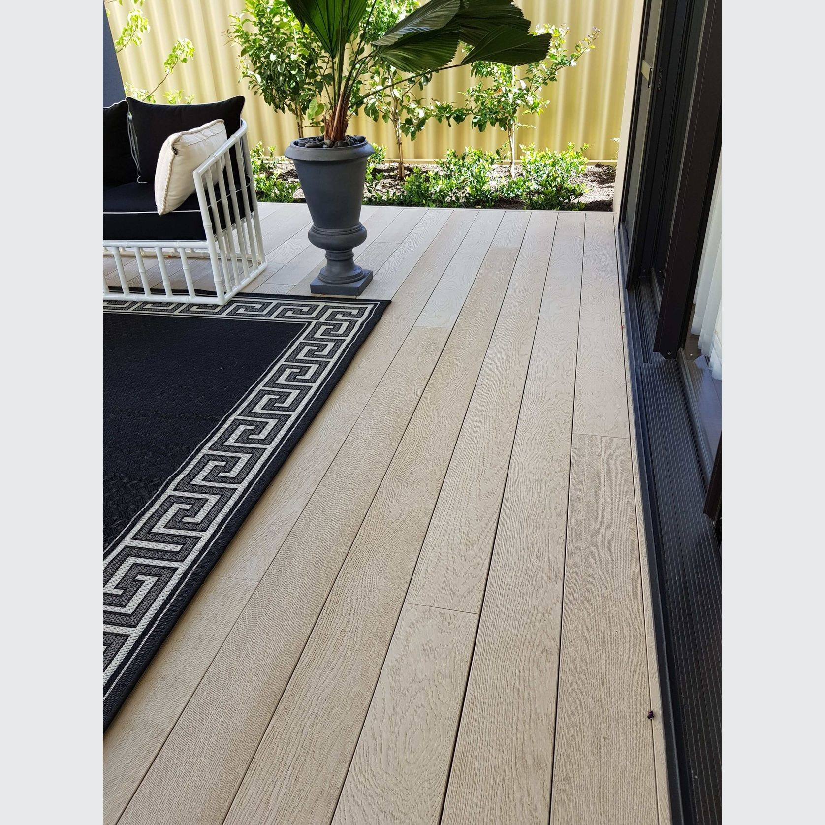 Millboard Limed Oak | Enhanced Grain Decking gallery detail image