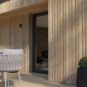 Millboard Envello Board & Batten Cladding | Golden Oak gallery detail image