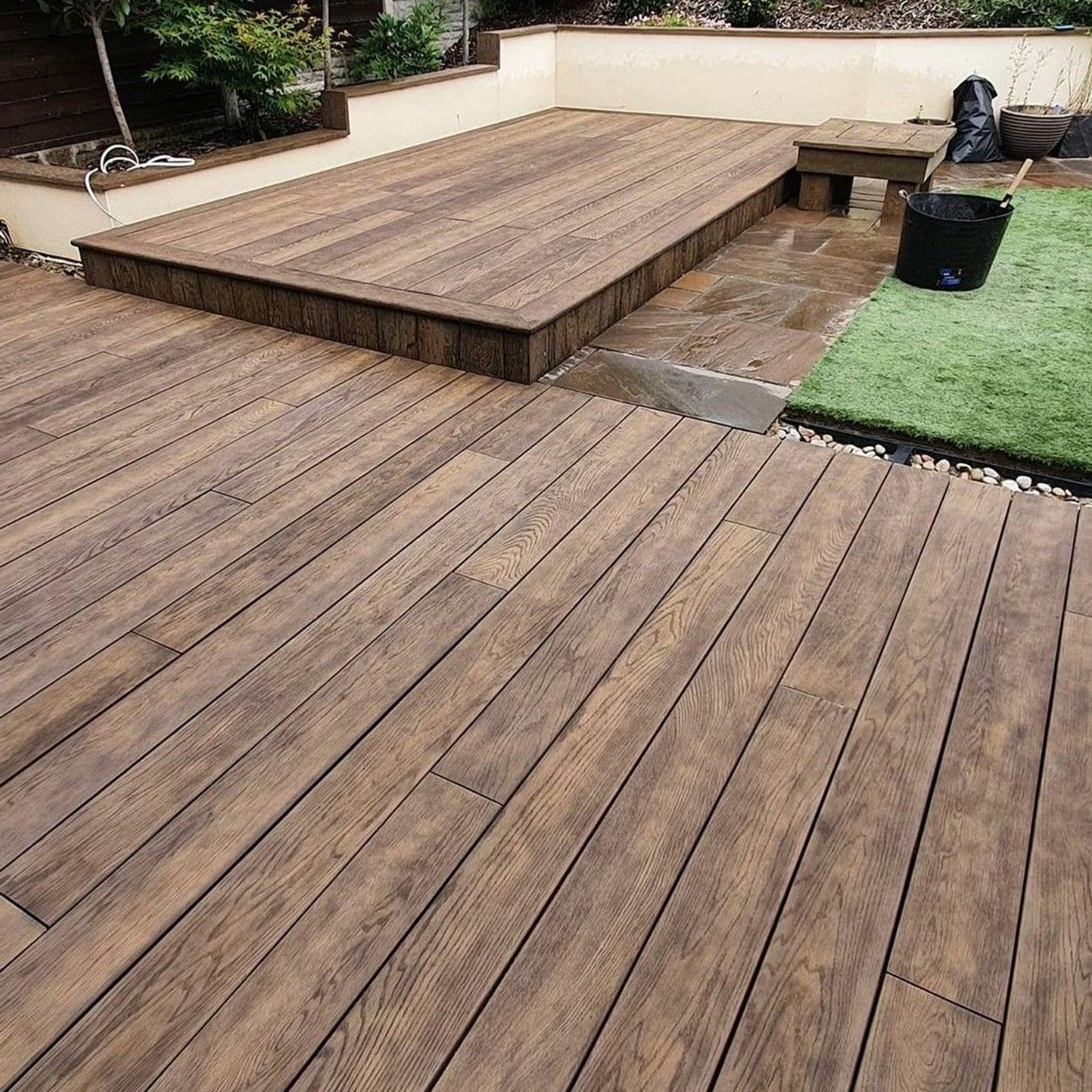 Millboard Antique Oak | Enhanced Grain Decking gallery detail image