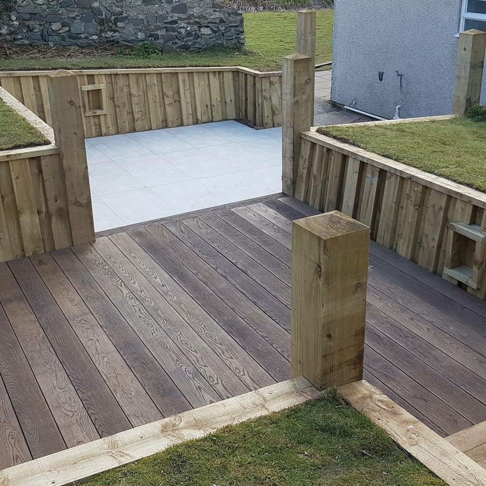 Millboard Antique Oak | Enhanced Grain Decking gallery detail image