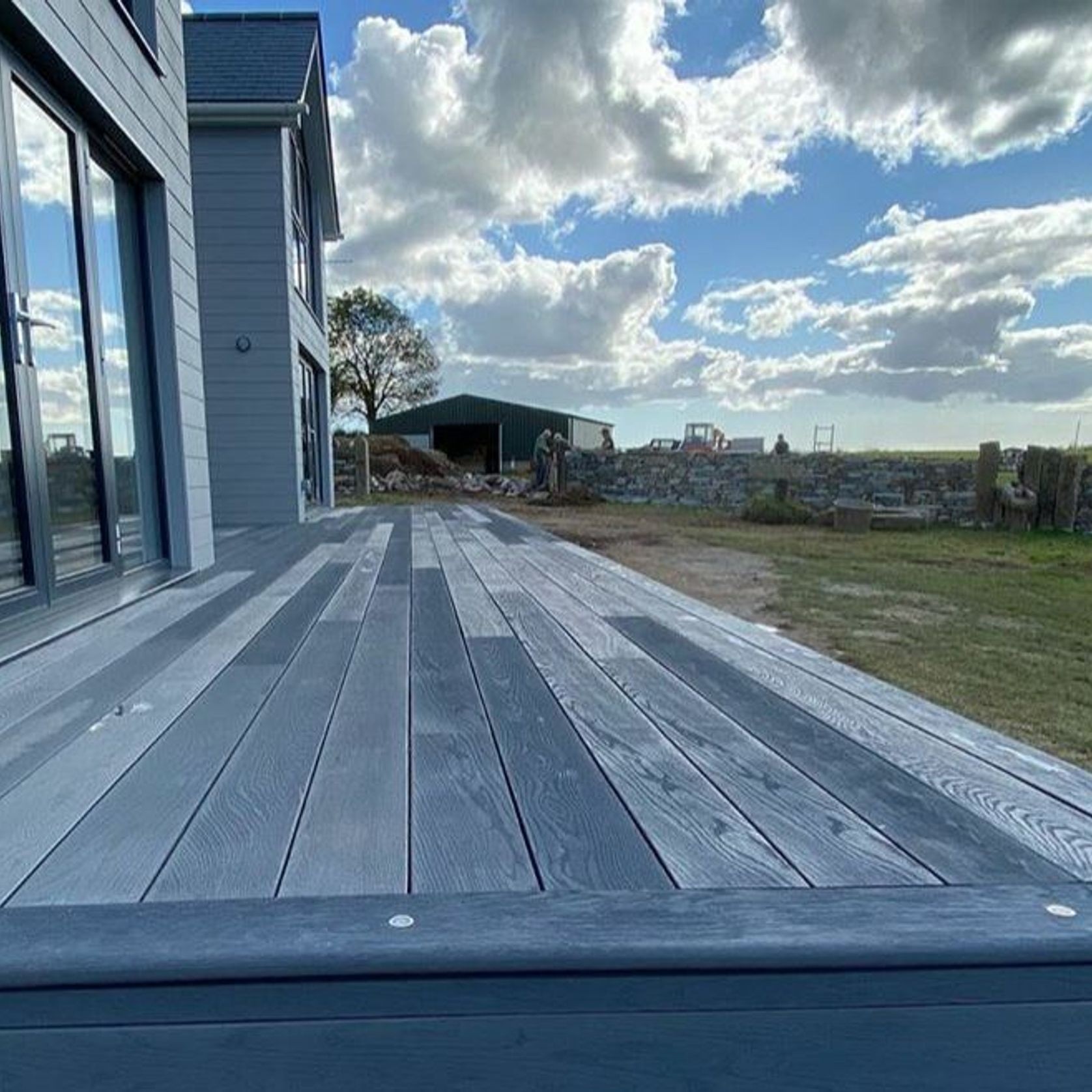Millboard Brushed Basalt | Enhanced Grain Decking gallery detail image