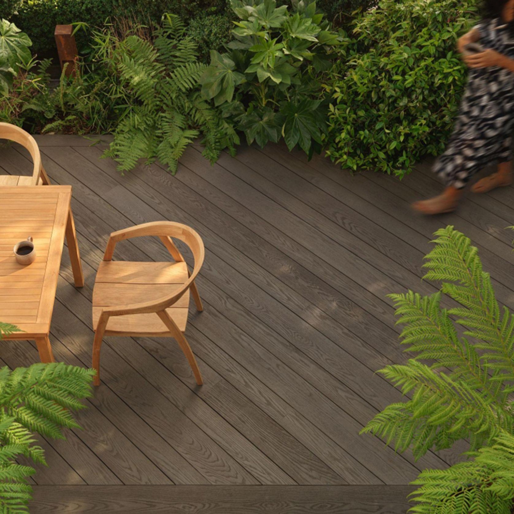 Millboard Ebony Grey | Enhanced Grain Decking gallery detail image