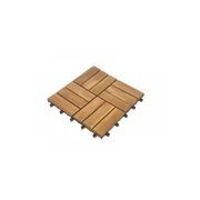 Acacia Hardwood Deck Tile 300x300x24 - pack of 10 gallery detail image