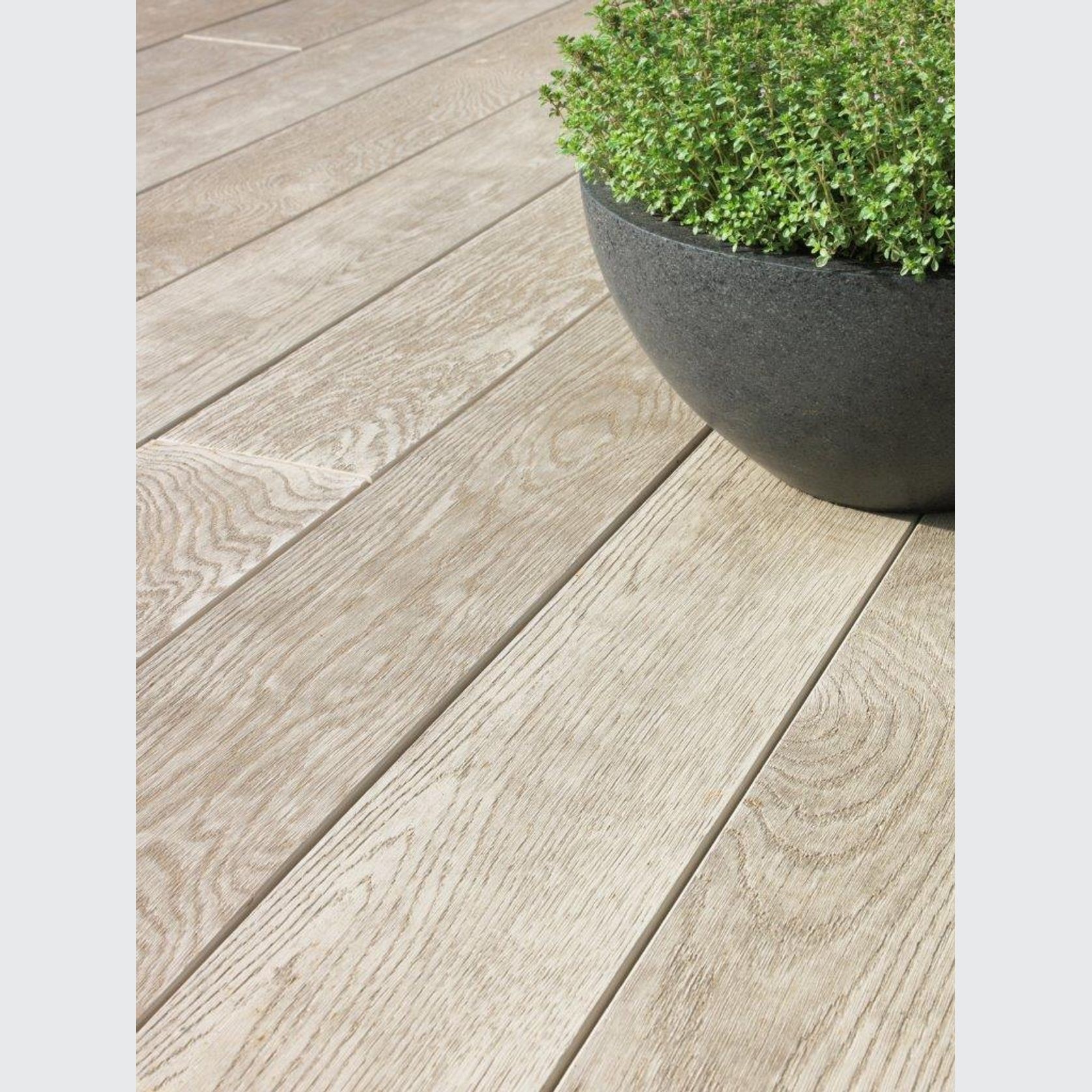 Limed Oak | Enhanced Grain Decking gallery detail image