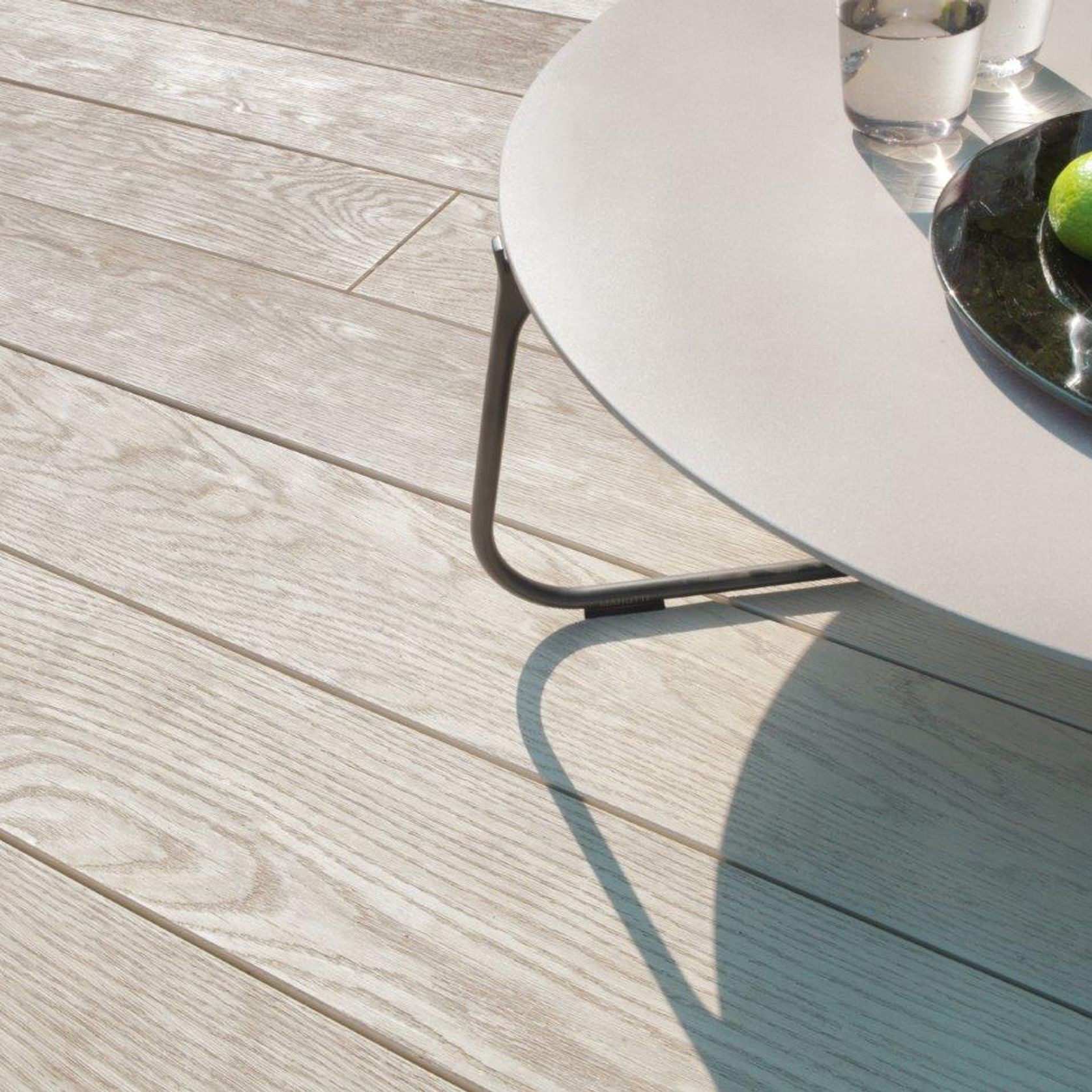 Millboard Limed Oak | Enhanced Grain Decking gallery detail image