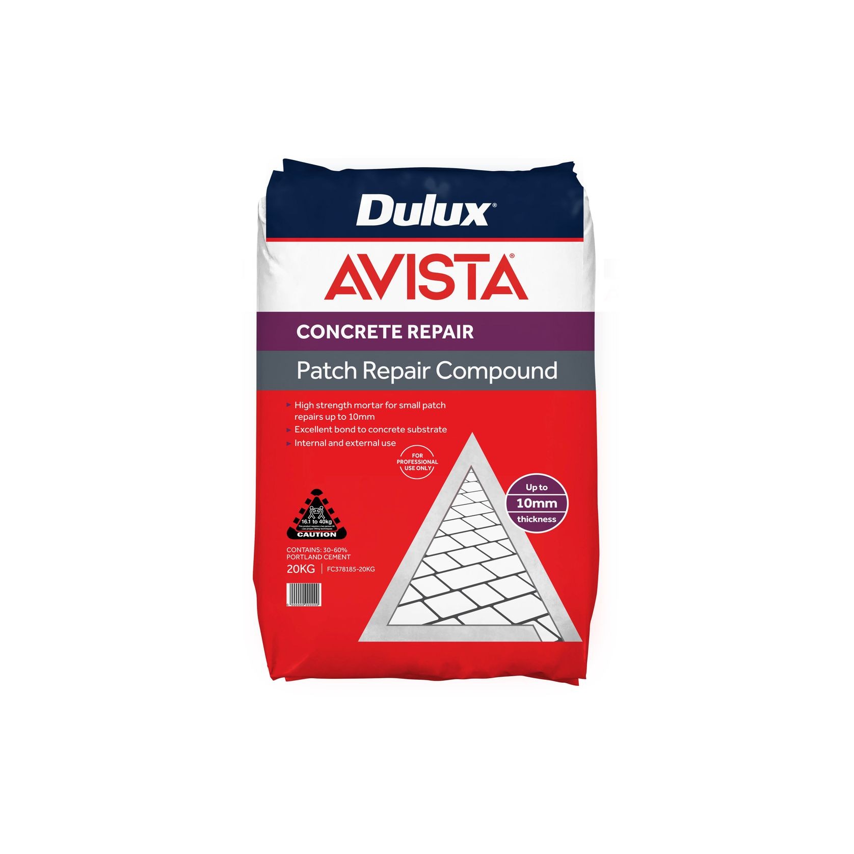 Dulux Avista Patch Repair Compound 0-10mm gallery detail image