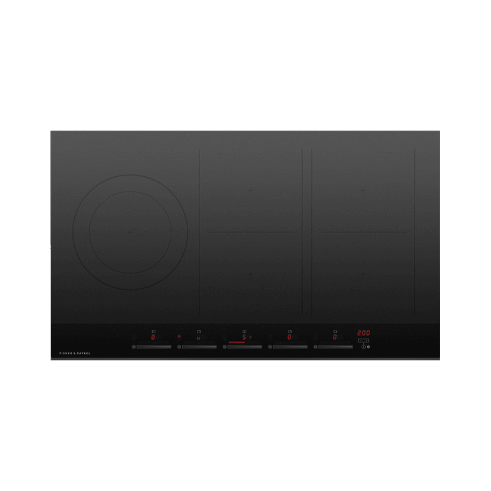 F&P Induction Cooktop, 90cm, 5 Zones W/ SmartZone gallery detail image