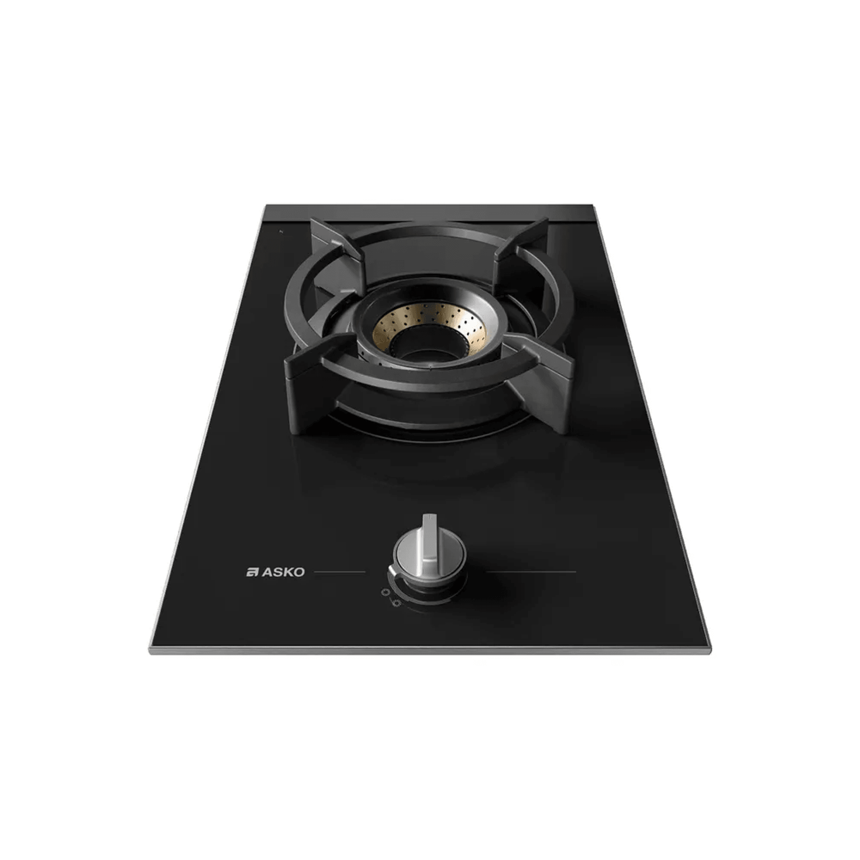 33cm 1 Burner Glass Volcano Gas Cooktop - Black gallery detail image