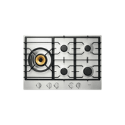 75cm 5 Burner Gas Cooktop - Stainless Steel gallery detail image