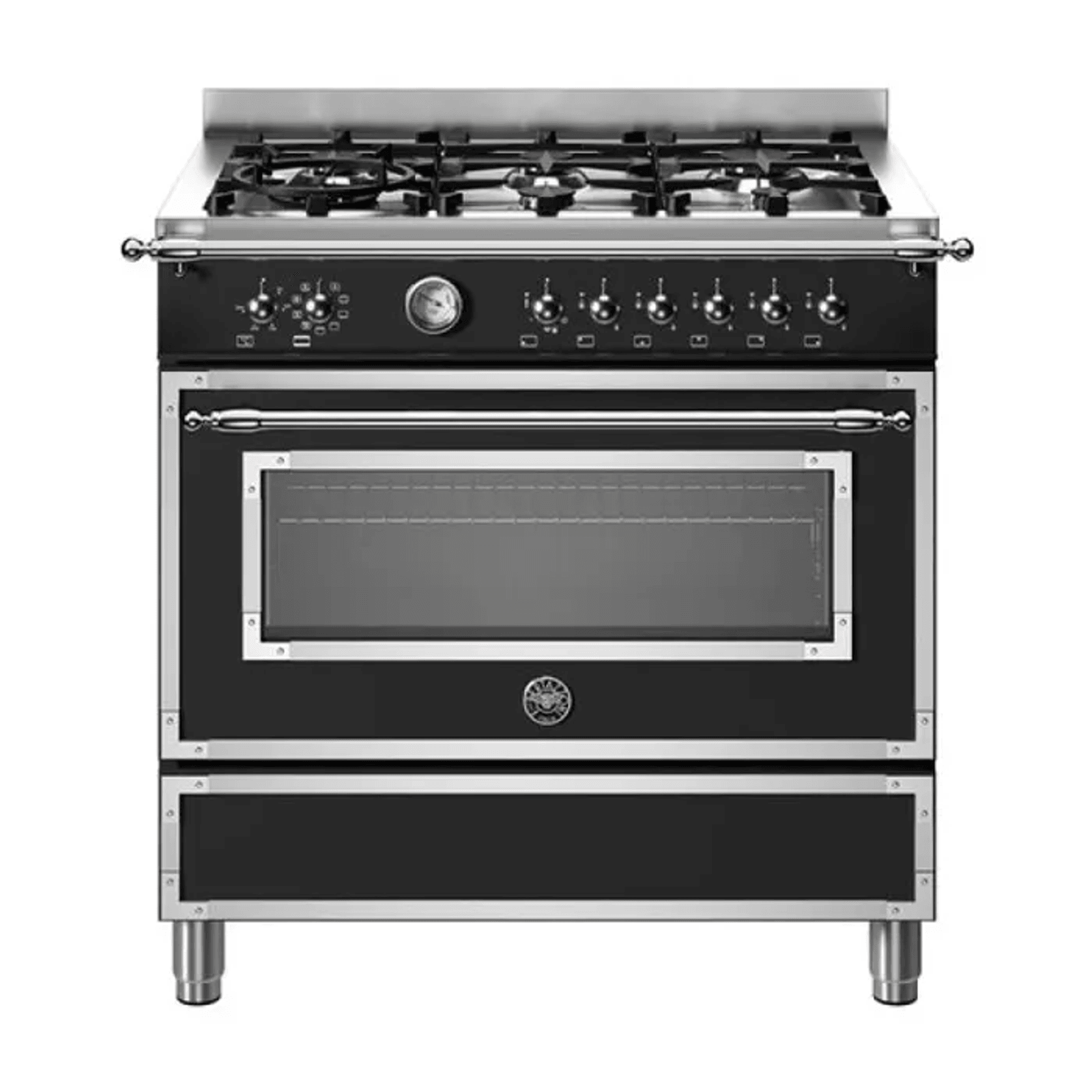 90cm Heritage Series Induction Cooker - Matte Black gallery detail image