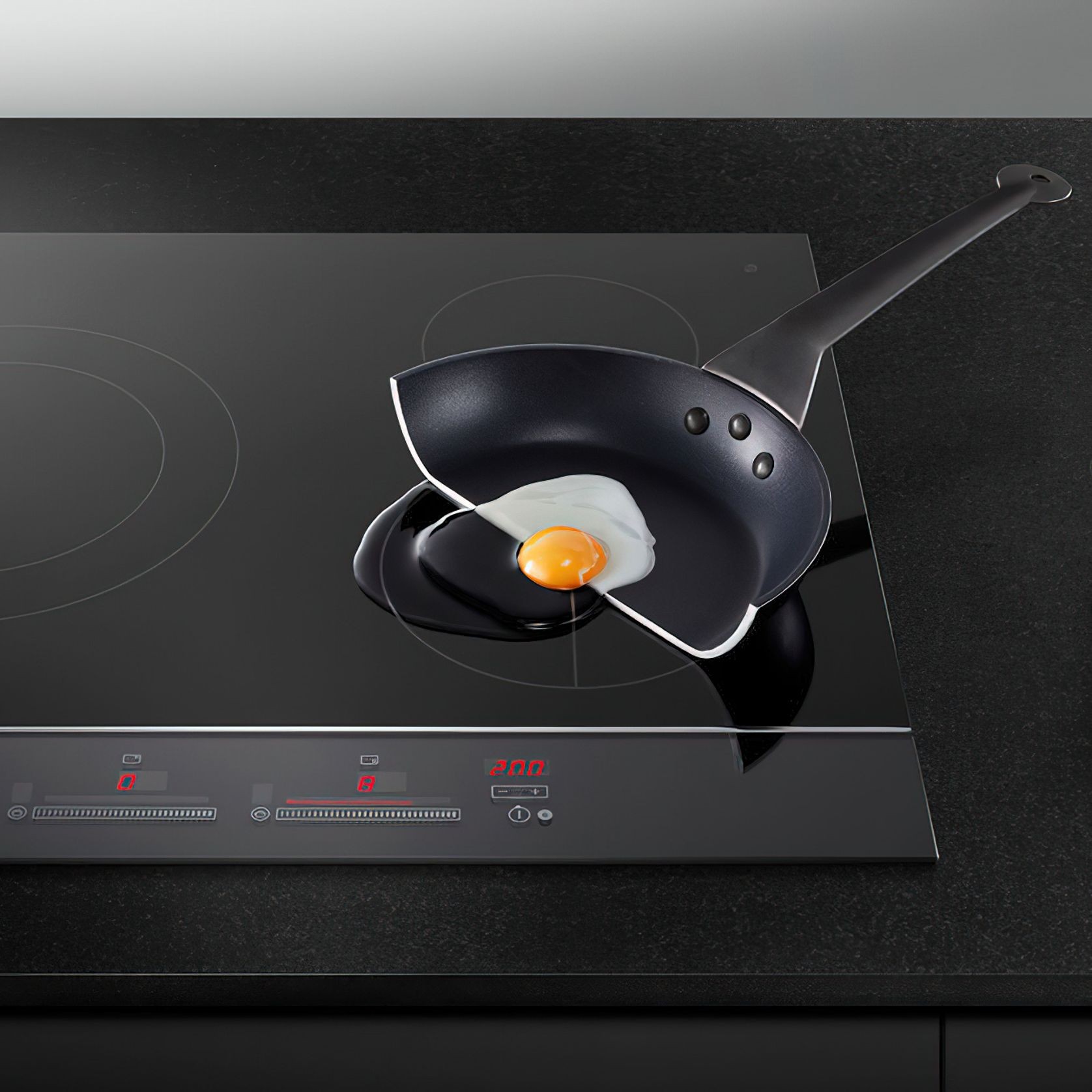 F&P Induction Cooktop, 90cm, 5 Zones W/ SmartZone gallery detail image