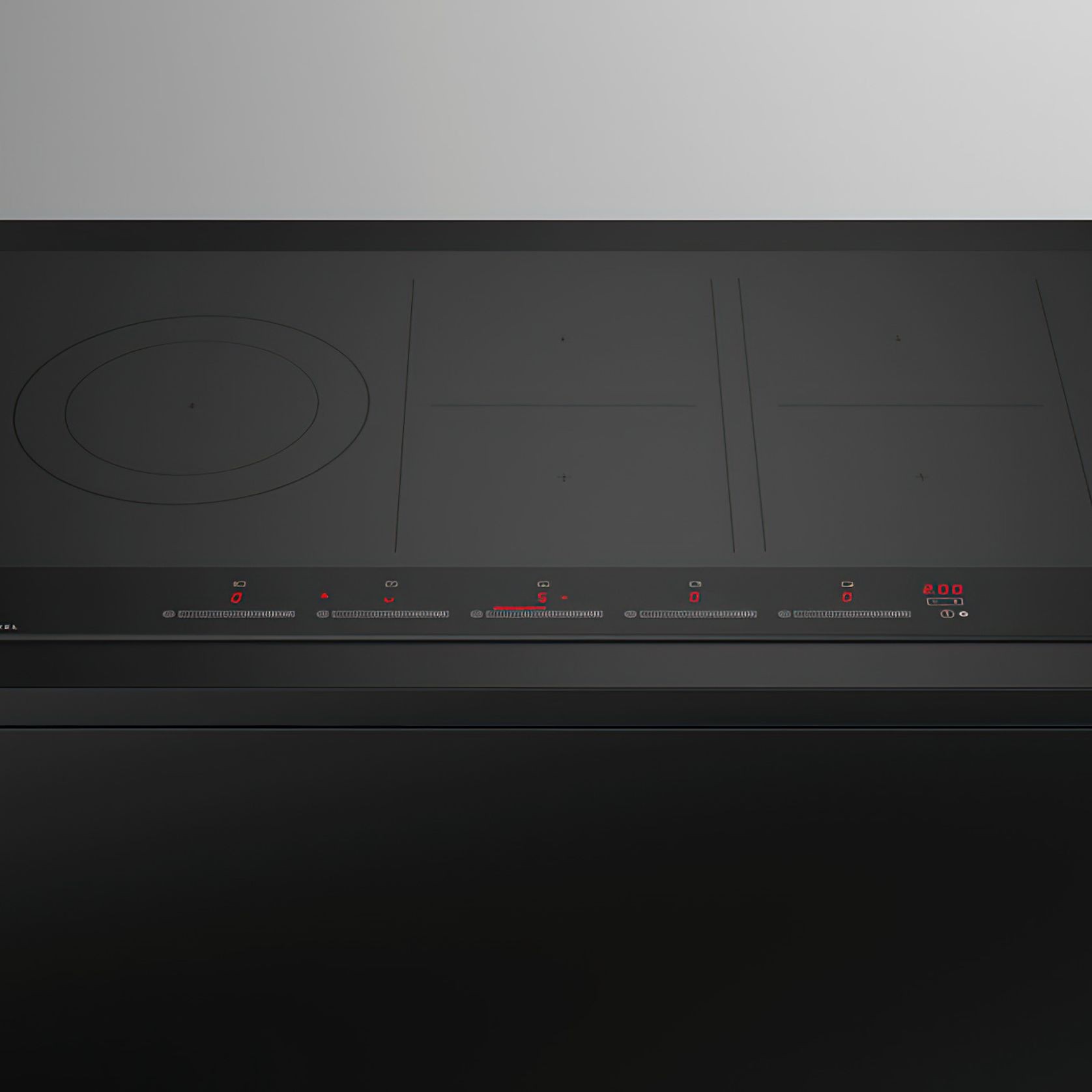 F&P Induction Cooktop, 90cm, 5 Zones W/ SmartZone gallery detail image
