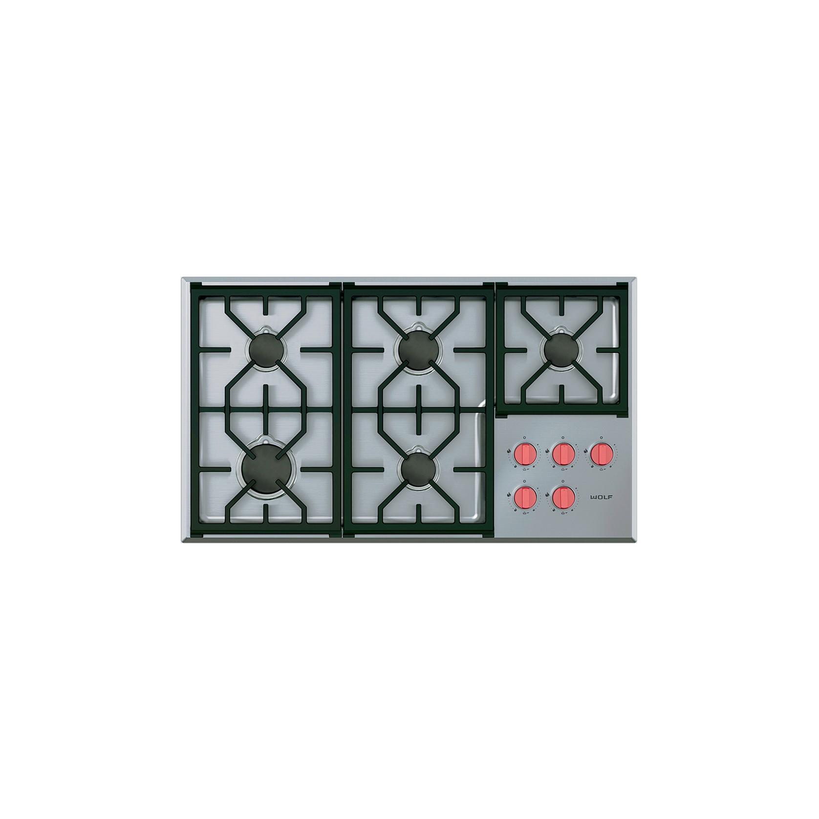 Wolf Professional Gas Cooktop 91cm ICBCG365PS gallery detail image