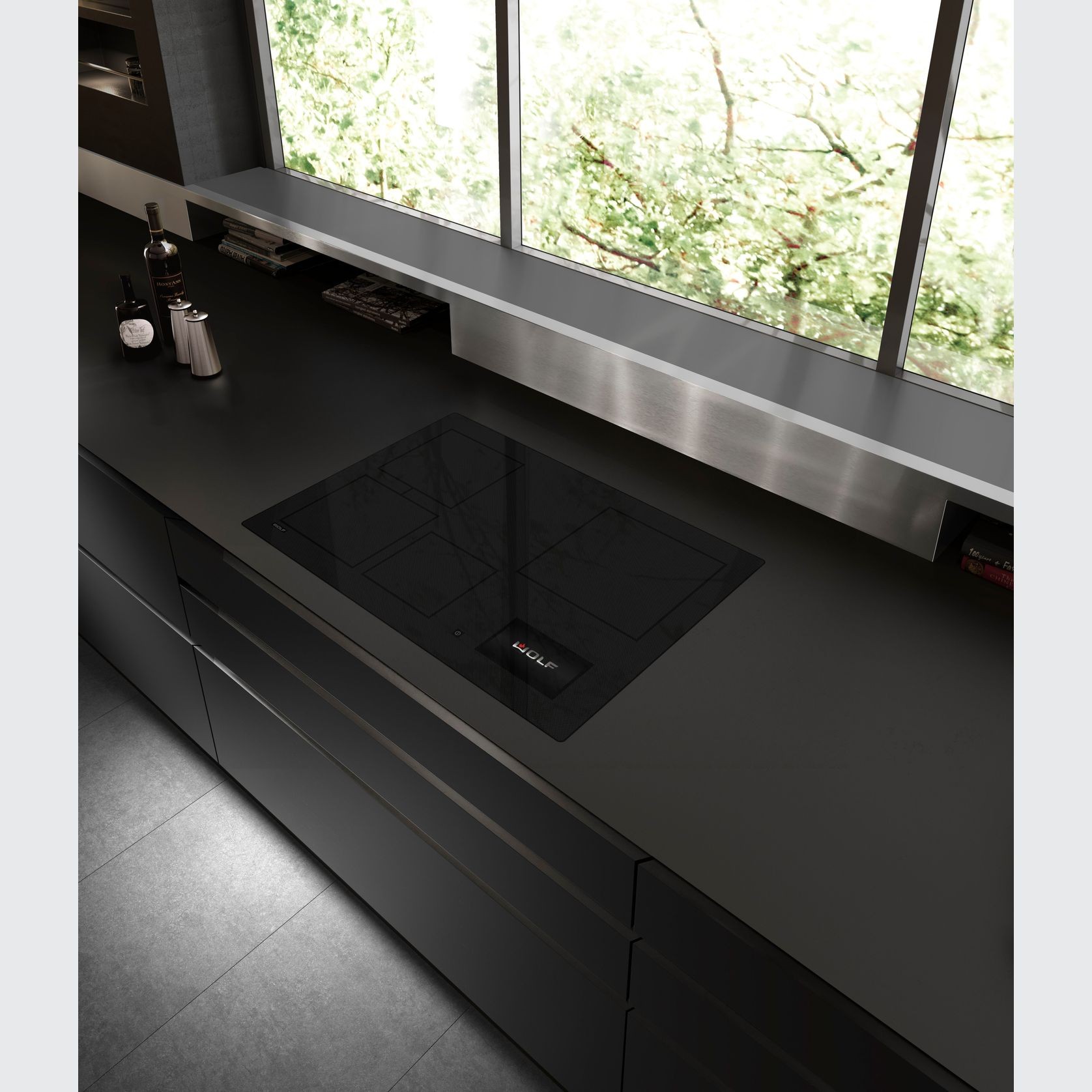 Wolf Contemporary Induction Cooktop 76cm ICBCI30460CB gallery detail image