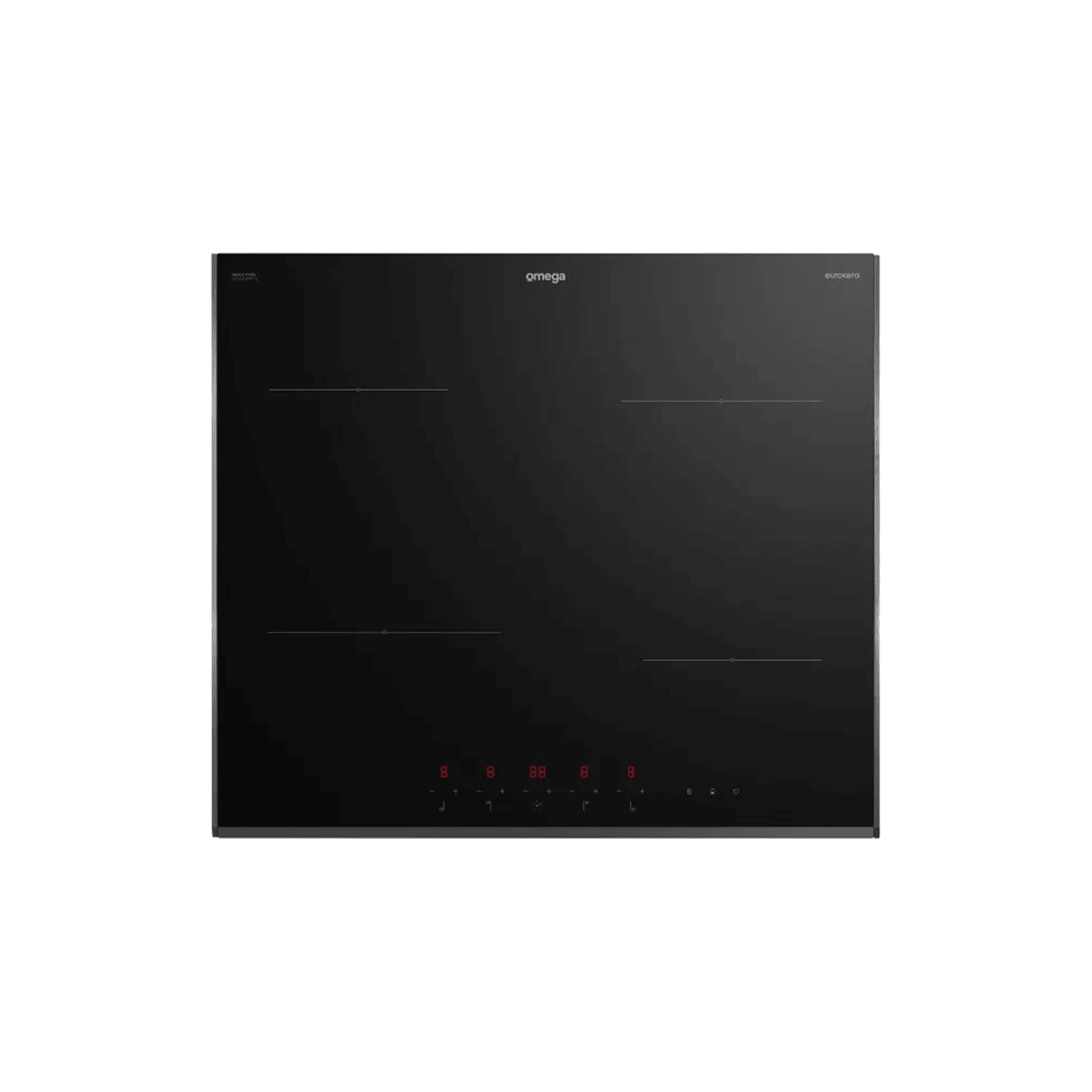60cm Touch Contol Induction Cooktp with Power Phasing - Black gallery detail image