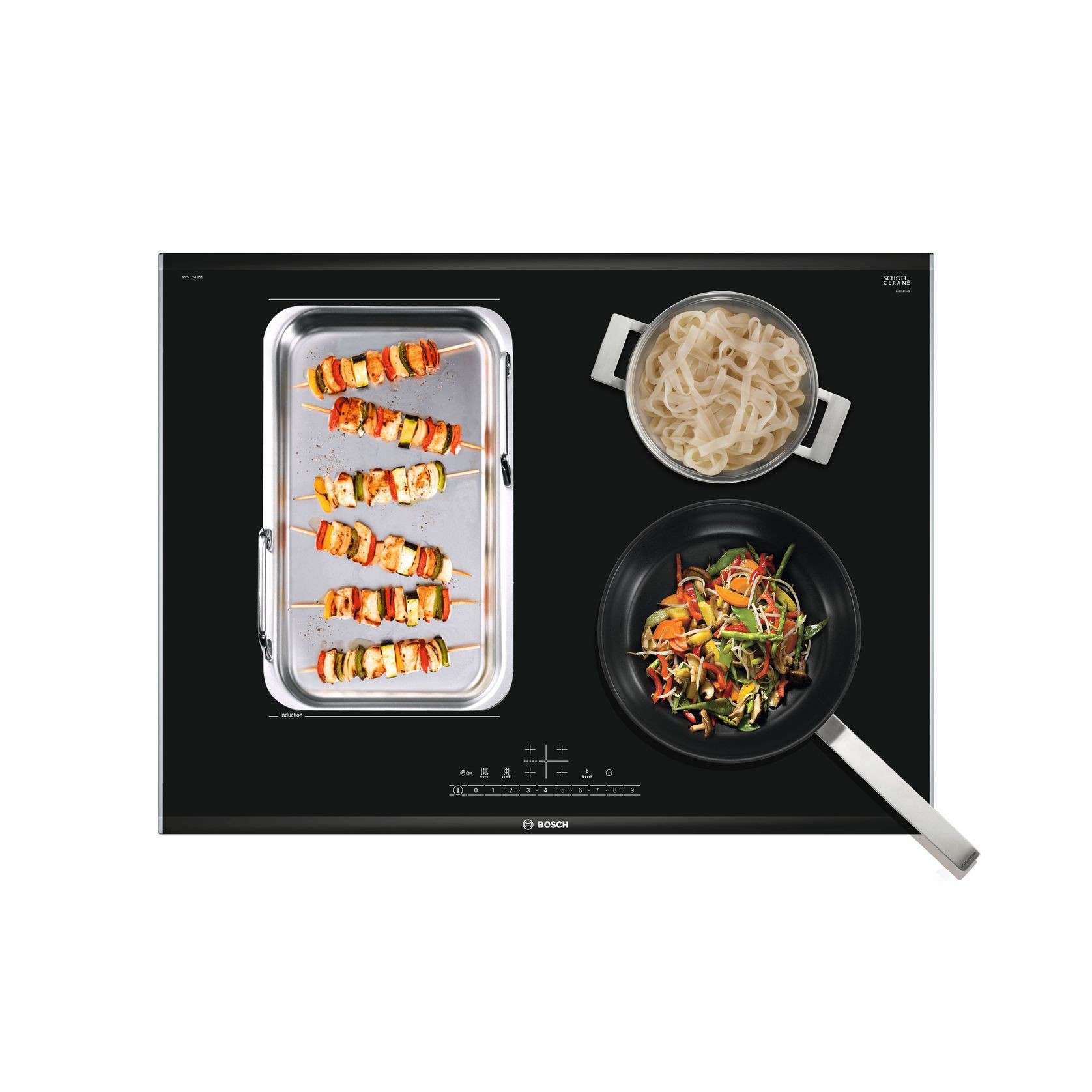 BOSCH | Series 6 Induction Cooktop 60 cm Black gallery detail image