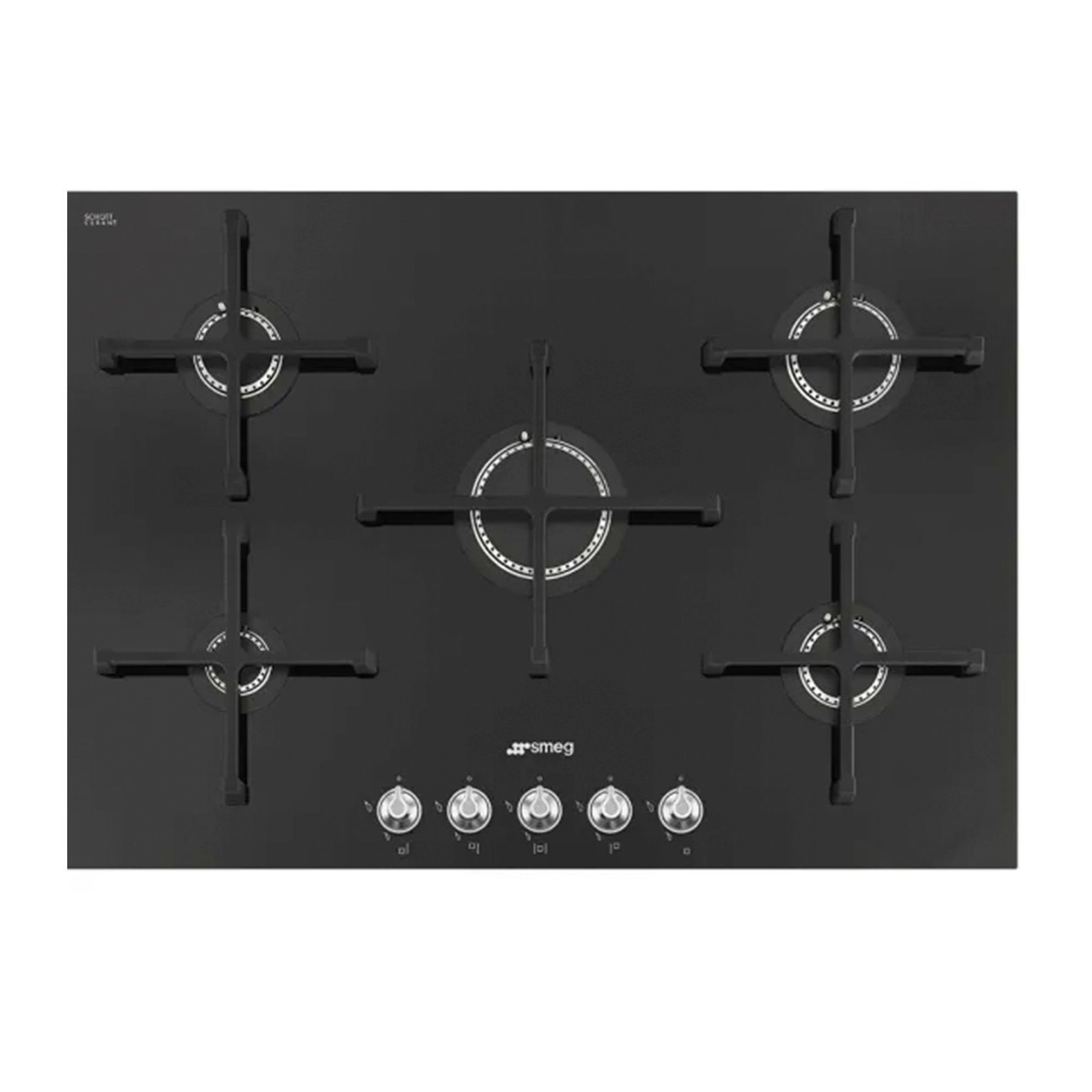 Smeg Linea 72cm 5 Burner Gas Ceramic Cooktop ArchiPro AU