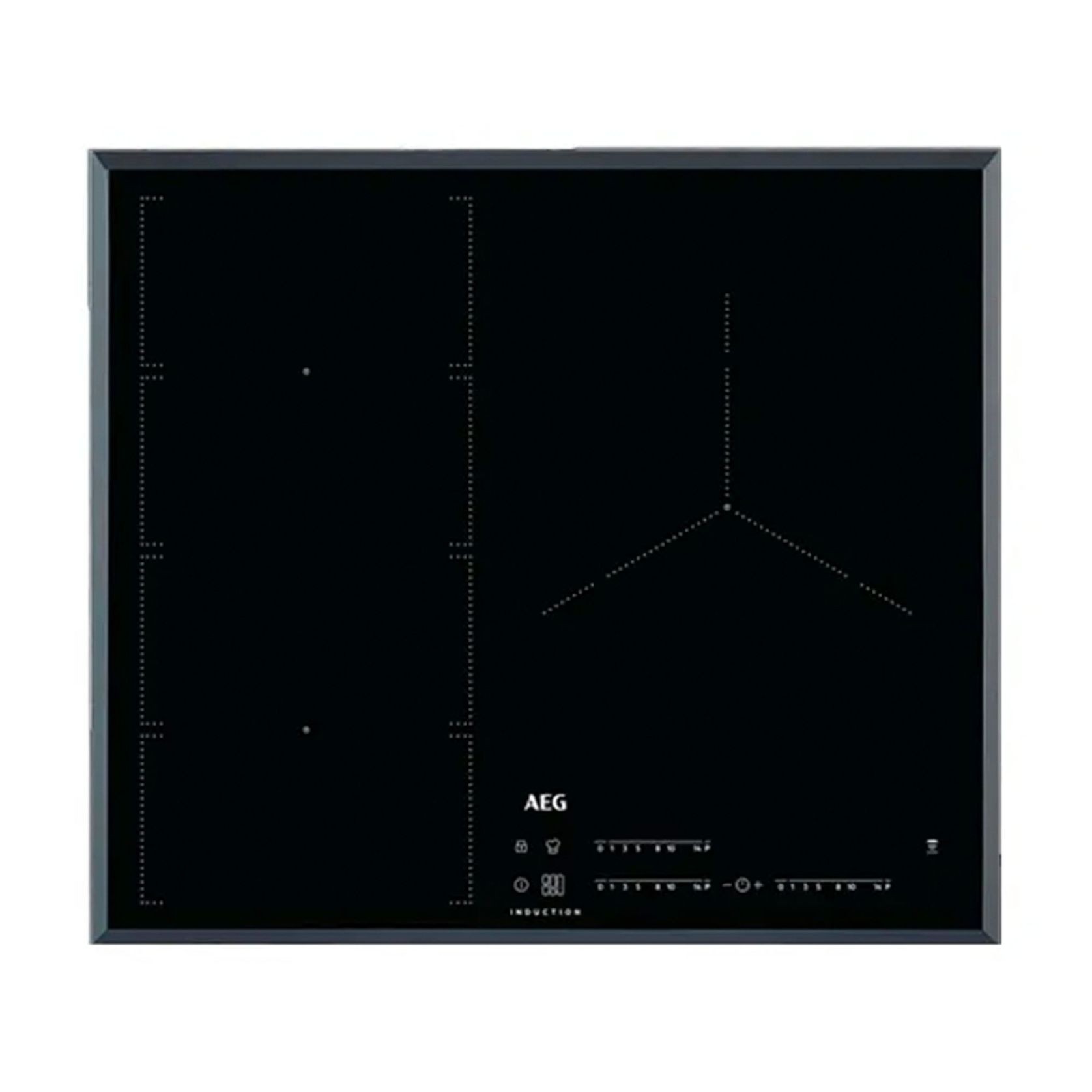 AEG 60cm 3 Zone Induction Cooktop with ProCook and Flexibridge gallery detail image