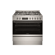 90cm Freestanding Dual Fuel Cooker - Stainless Steel gallery detail image