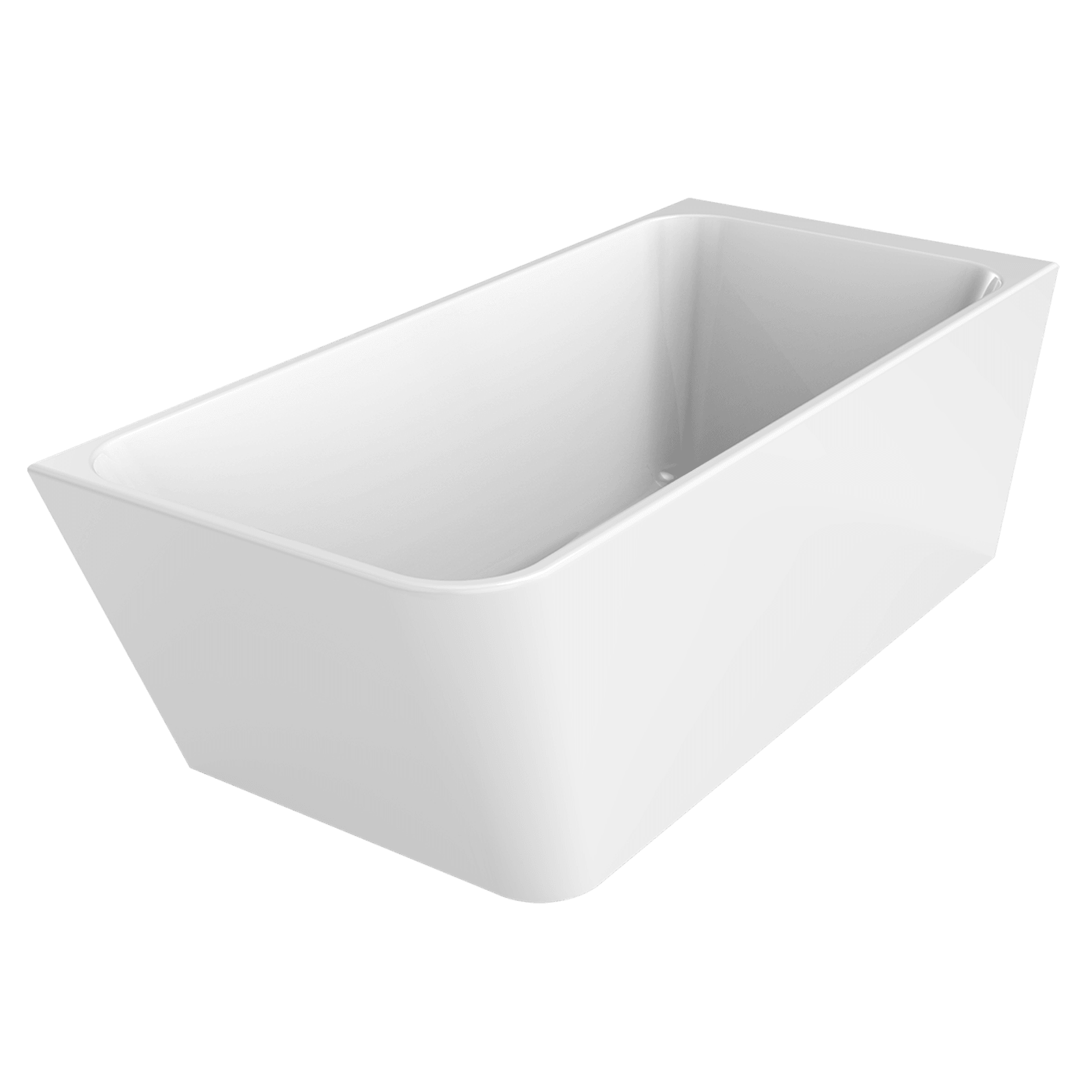 1700mm Tilt Right Hand Corner Bath Gloss White gallery detail image